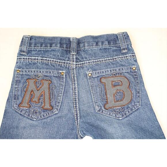 Makaveli Branded Boys Slim Straight Jeans - Size 7 - Picture 8 of 11